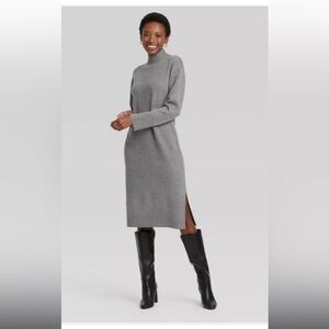 Gray Long Sleeve sweater Dress - XL New Day